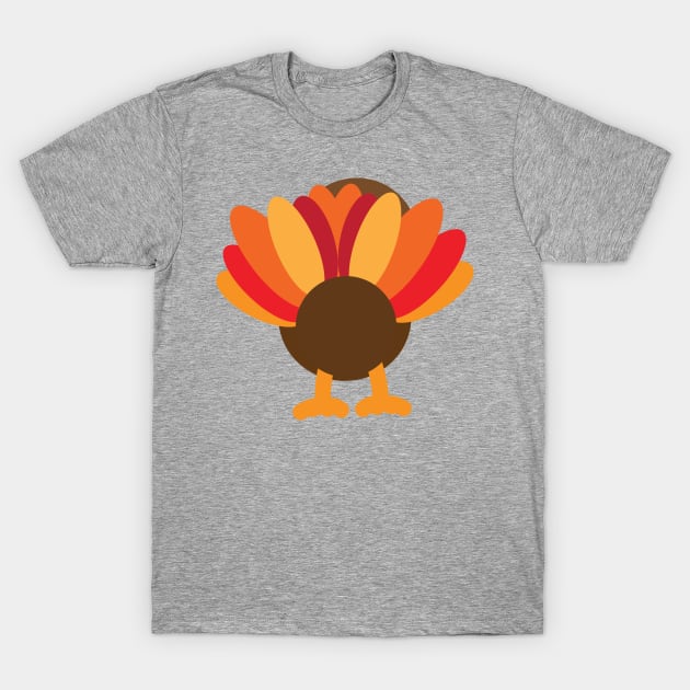 Thanksgiving Turkey Butt T-Shirt by Gobble_Gobble0